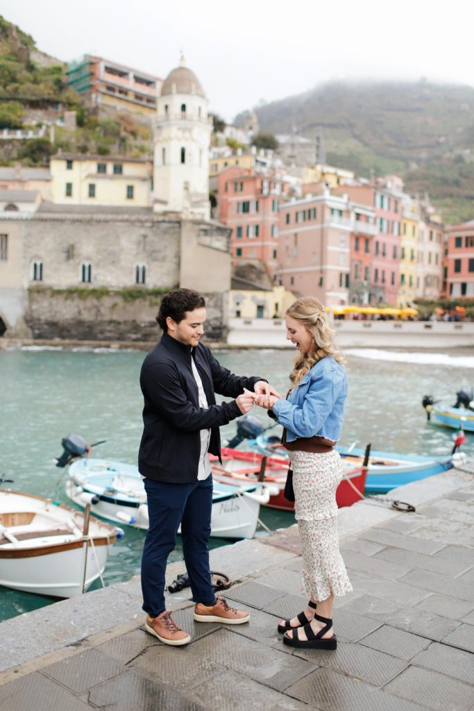 Proposal in Vernazza