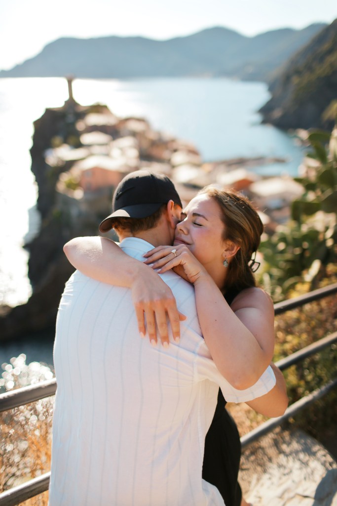 cinque terre surprise proposal vernazza trail